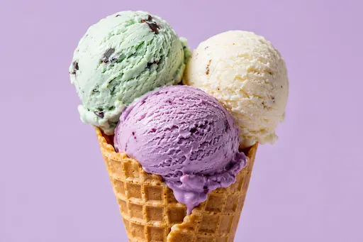 Helados en cono